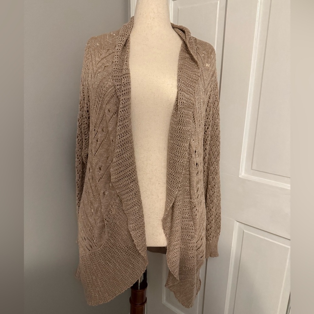 Torrid Beige Knit Cardigan